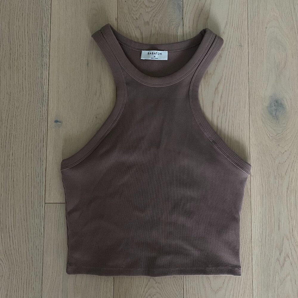 Aritzia Ribbed Cropped Tank